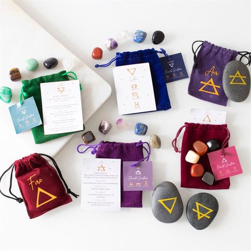 Air Element Tumble Gemstone Set - Djuna Studios