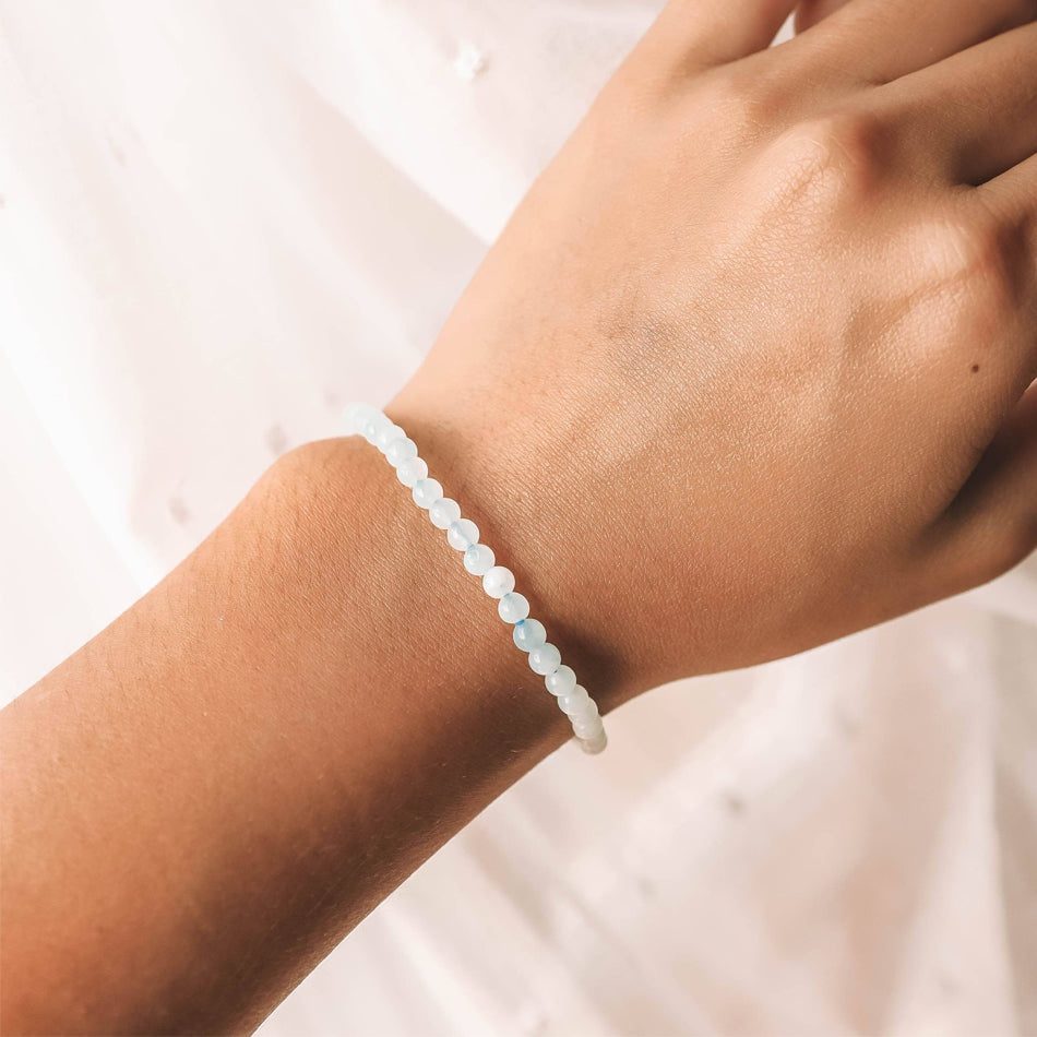 Amazonite Gemstone Bracelet 4mm - Djuna Studios