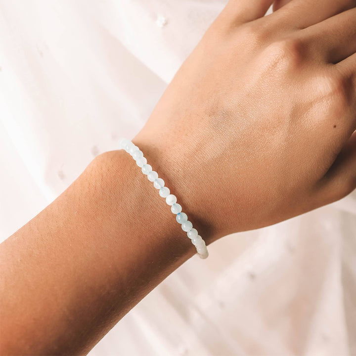 Amazonite Gemstone Bracelet 4mm - Djuna Studios