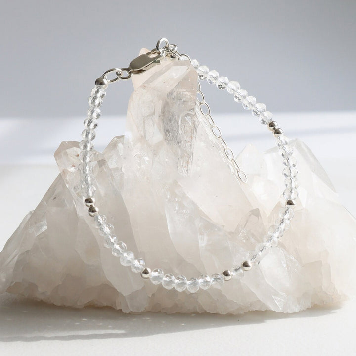 Clear Crystal Dainty Bracelet - Djuna Studios