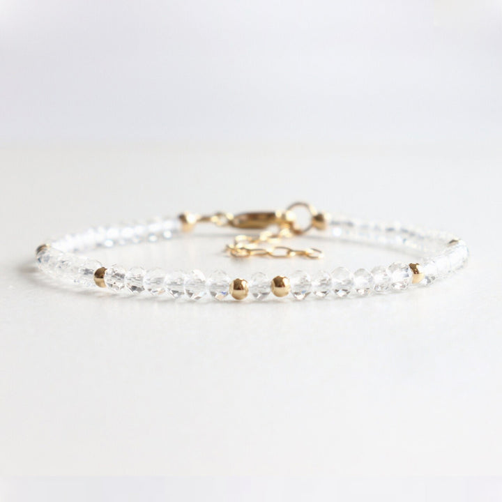 Clear Crystal Dainty Bracelet - Djuna Studios