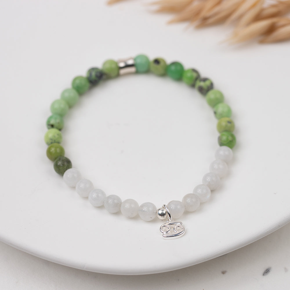 Cancer Birthstone Gemstone Bracelet - Djuna Studios