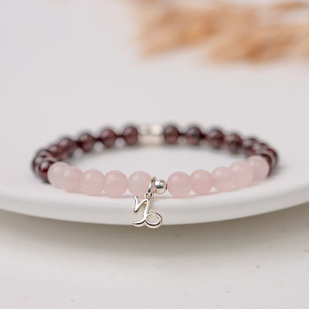 Capricorn Birthstone Gemstone Bracelet - Djuna Studios