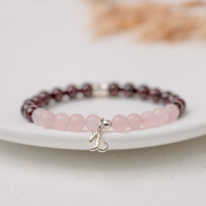Capricorn Birthstone Gemstone Bracelet - Djuna Studios