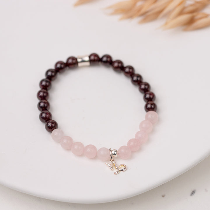 Capricorn Birthstone Gemstone Bracelet - Djuna Studios