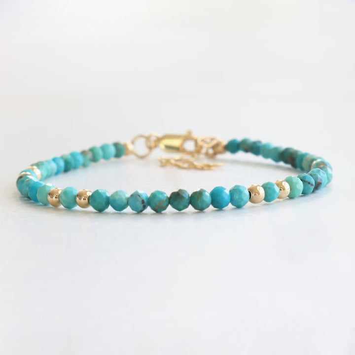 Turquoise Dainty Bracelet - Djuna Studios