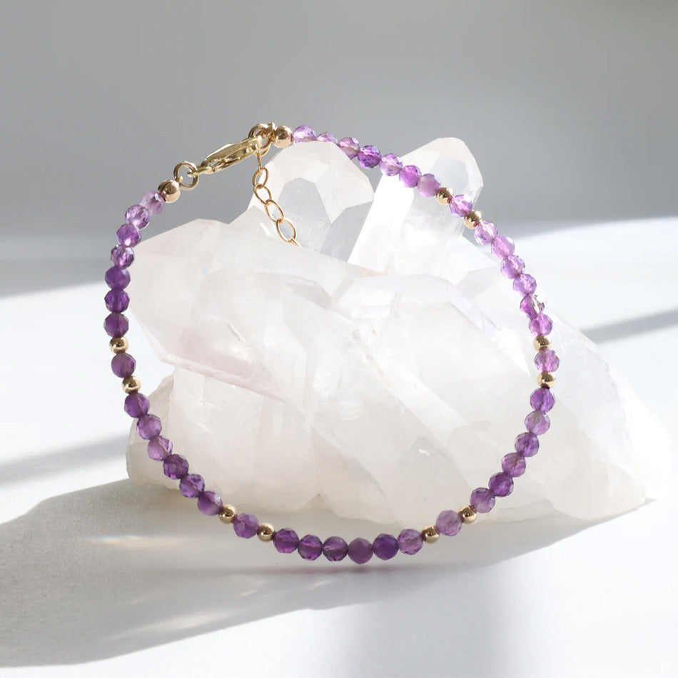 Amethyst Dainty Bracelet