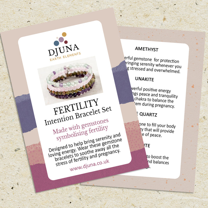 Fertility Bracelet Set - Djuna Studios