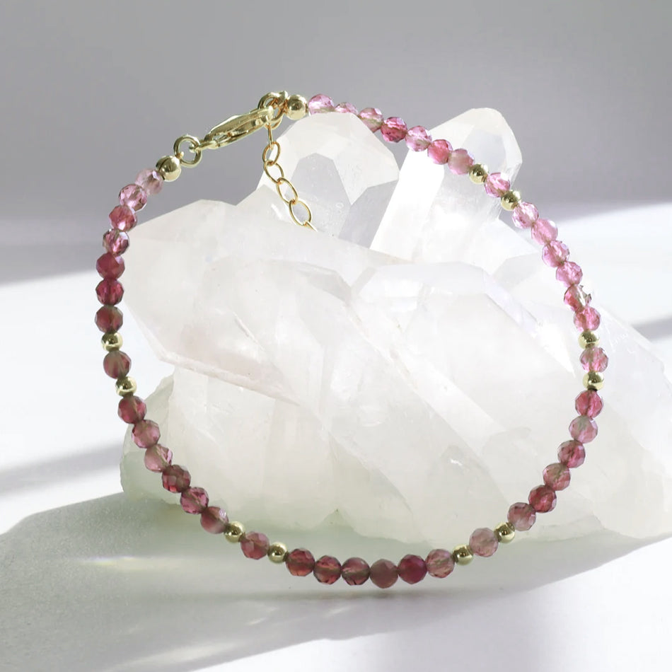 Ruby Dainty Bracelet - Djuna Studios