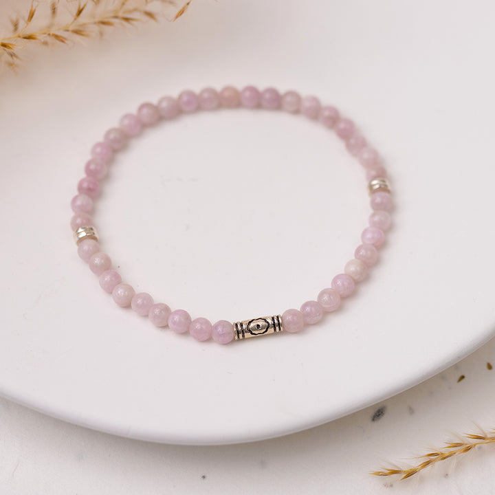 Tranquil Heart Gemstone Bracelet 4mm - Djuna Studios