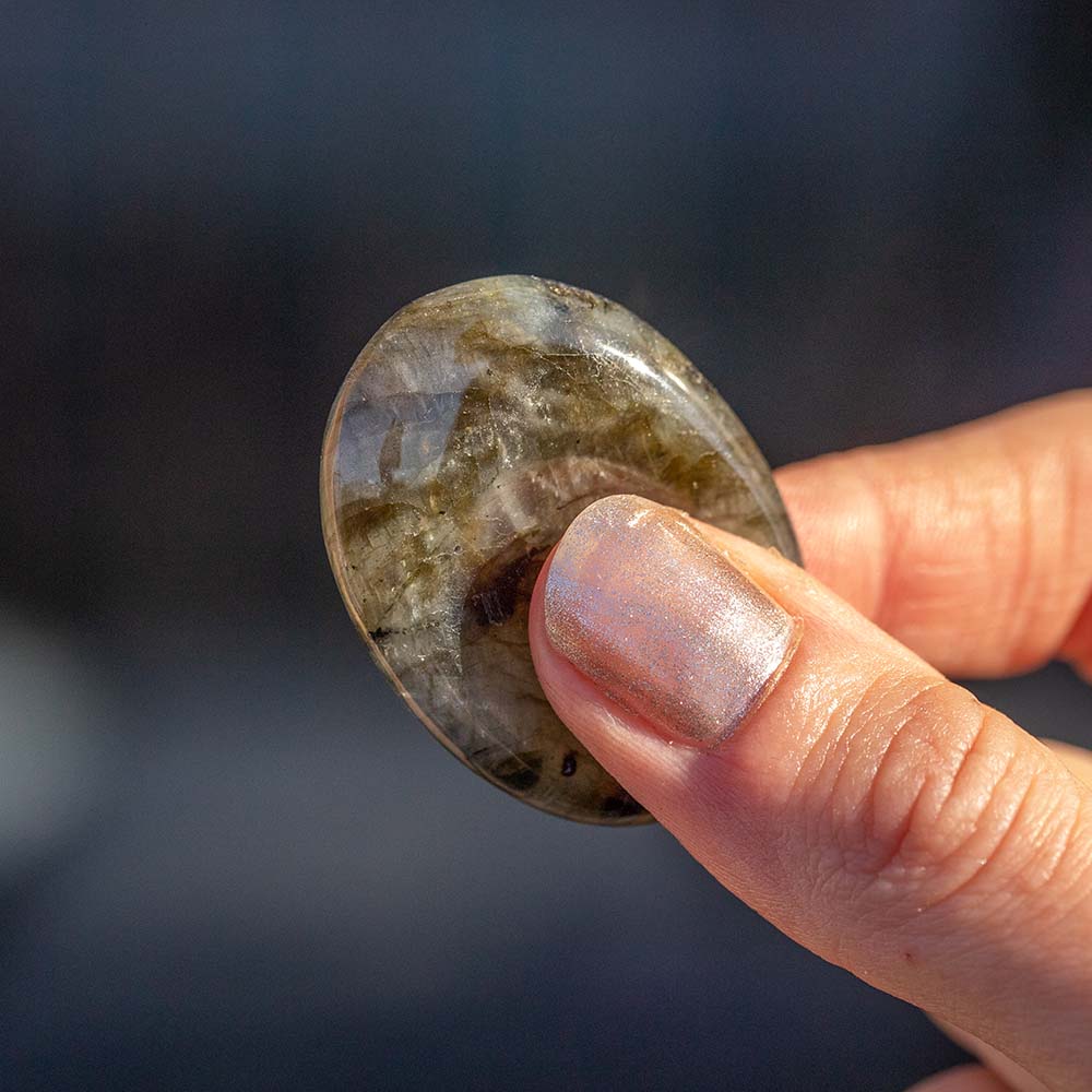 Labradorite Thumb Stone - Djuna Studios