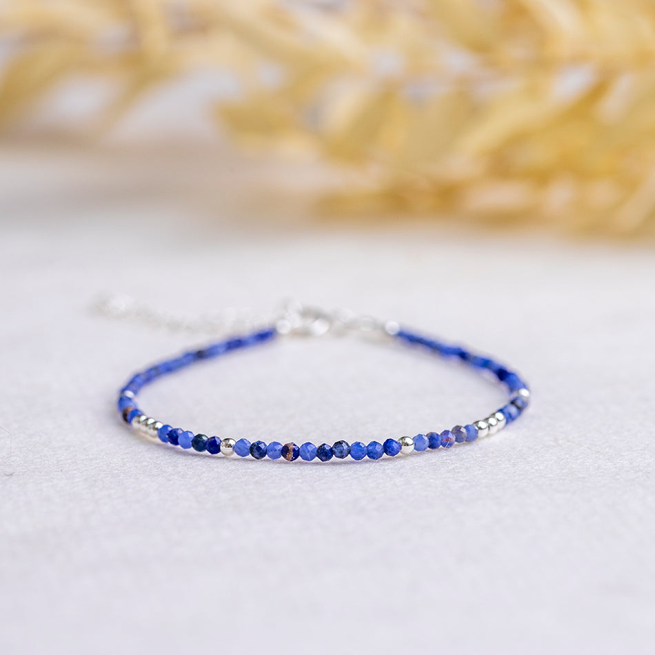 Lapis Lazuli Bracelet - Dainty