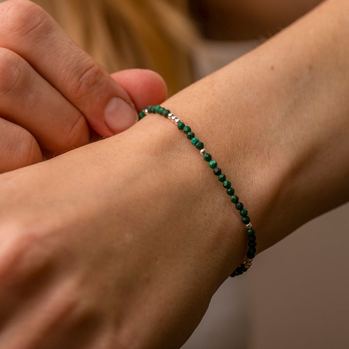 Malachite Bracelet - Dainty