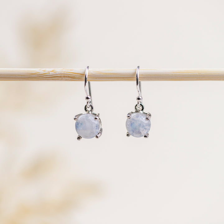 Moonstone Drop Earrings - Djuna Studios