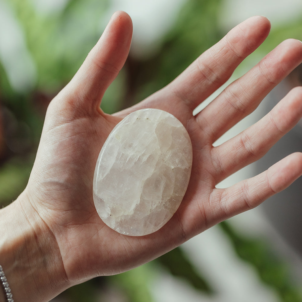 Moonstone Palm Stone - Djuna Studios