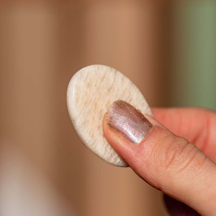 Moonstone Thumb Stone - Djuna Studios