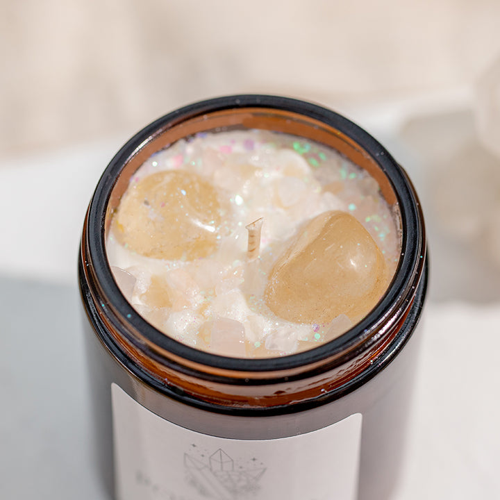 Quartz Crystal Candle - Positivity