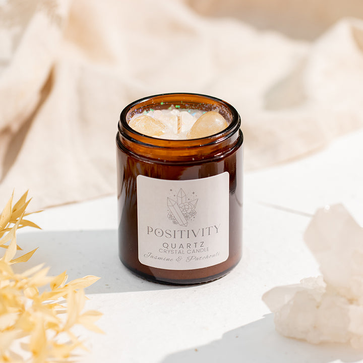 Quartz Crystal Candle - Positivity - Djuna Studios