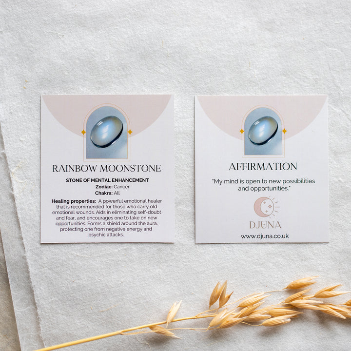 Moonstone Drop Earrings - Djuna Studios