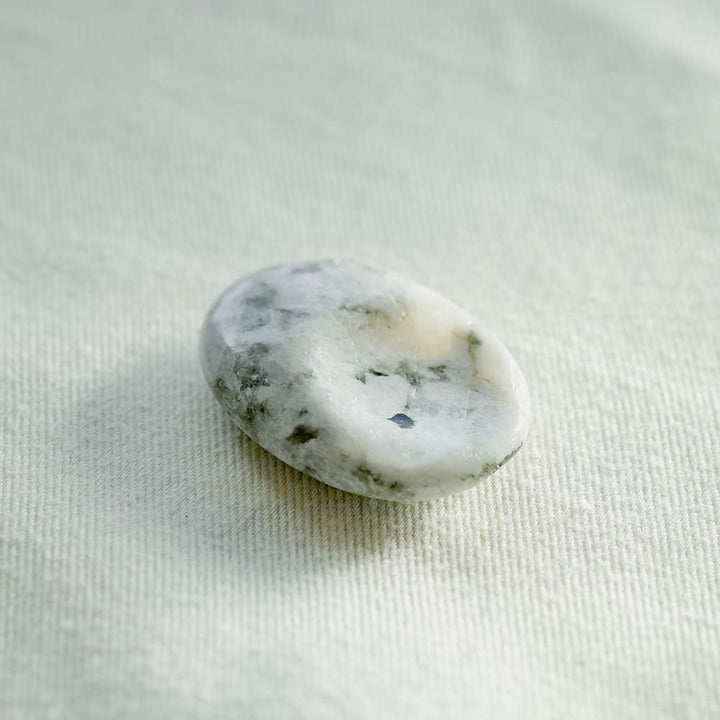 Rainbow Moonstone Thumb Stone - Djuna Studios
