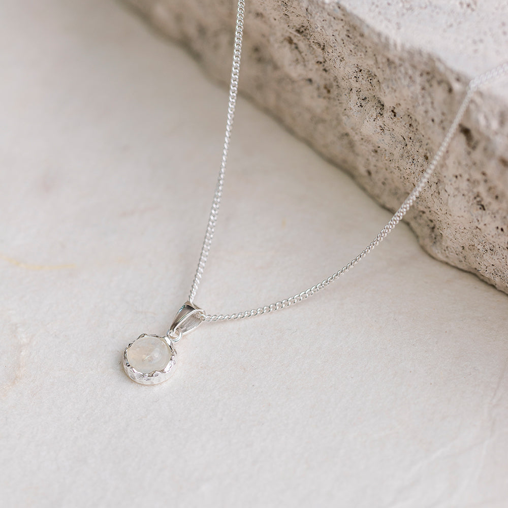 Rainbow Moonstone Necklace Purely Perfect - Djuna Studios