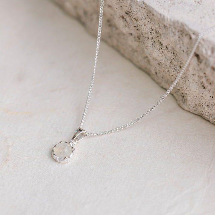 Rainbow Moonstone Necklace Purely Perfect - Djuna Studios