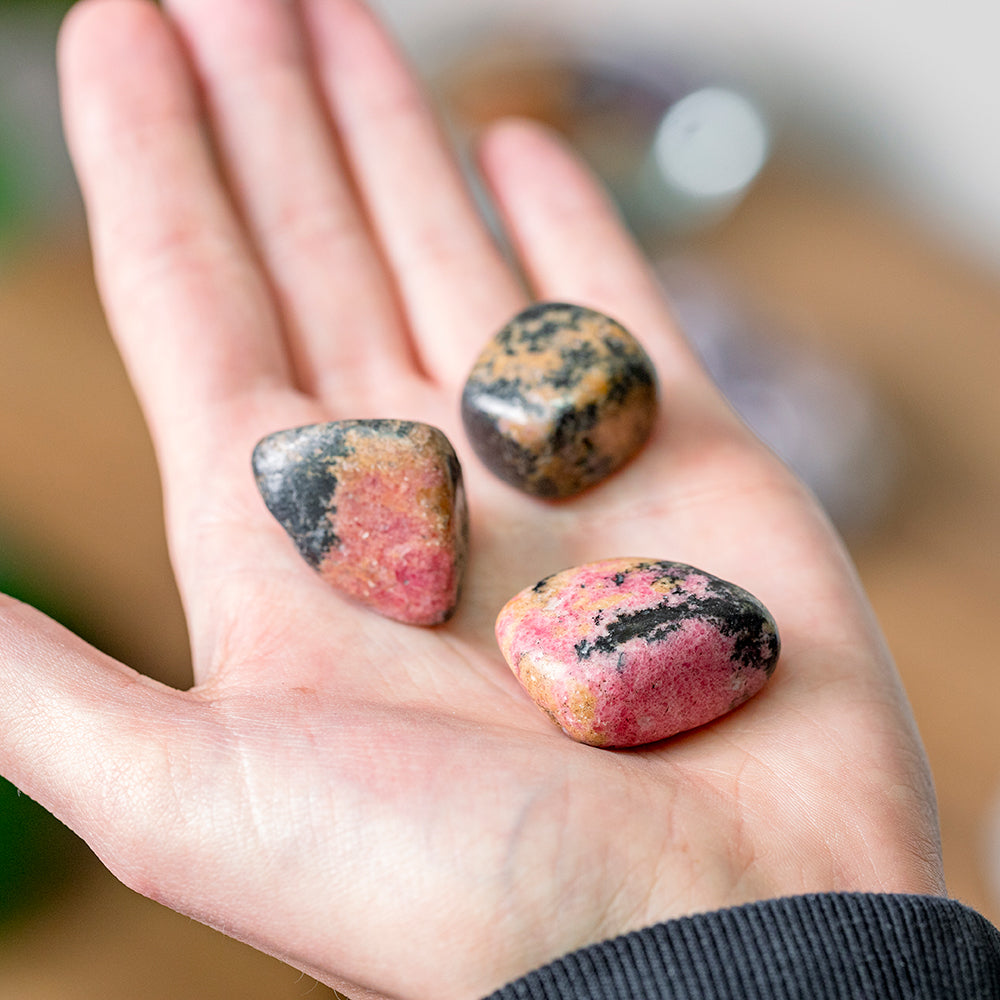 Rhodonite Tumblestones - Djuna Studios