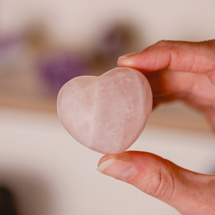 Rose Quartz Heart