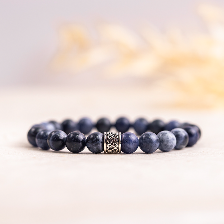 Sodalite Gemstone Bracelet 8mm - Djuna Studios