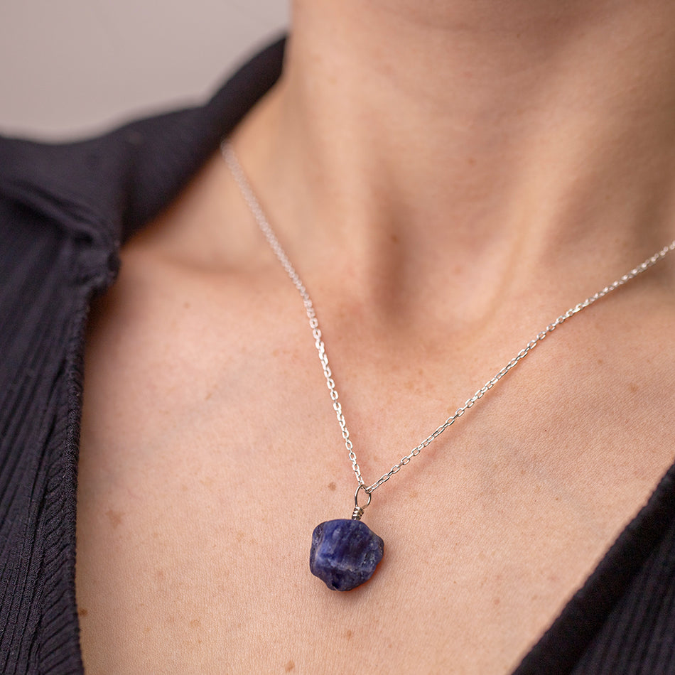 Natural Sodalite Necklace - Djuna Studios