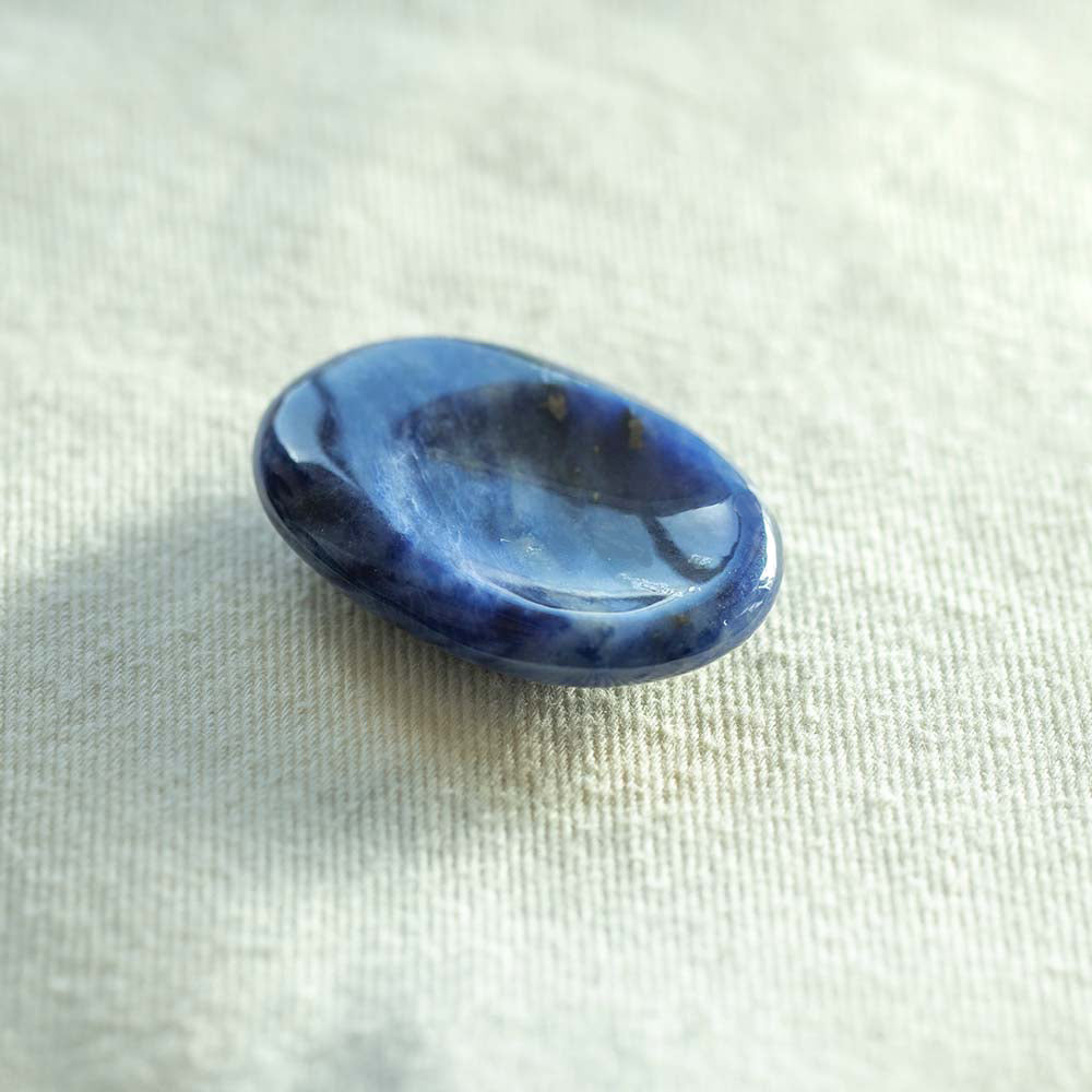 Sodalite Thumb Stone - Djuna Studios
