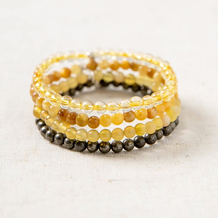 Solar Plexus Chakra Bracelet Set - Djuna Studios
